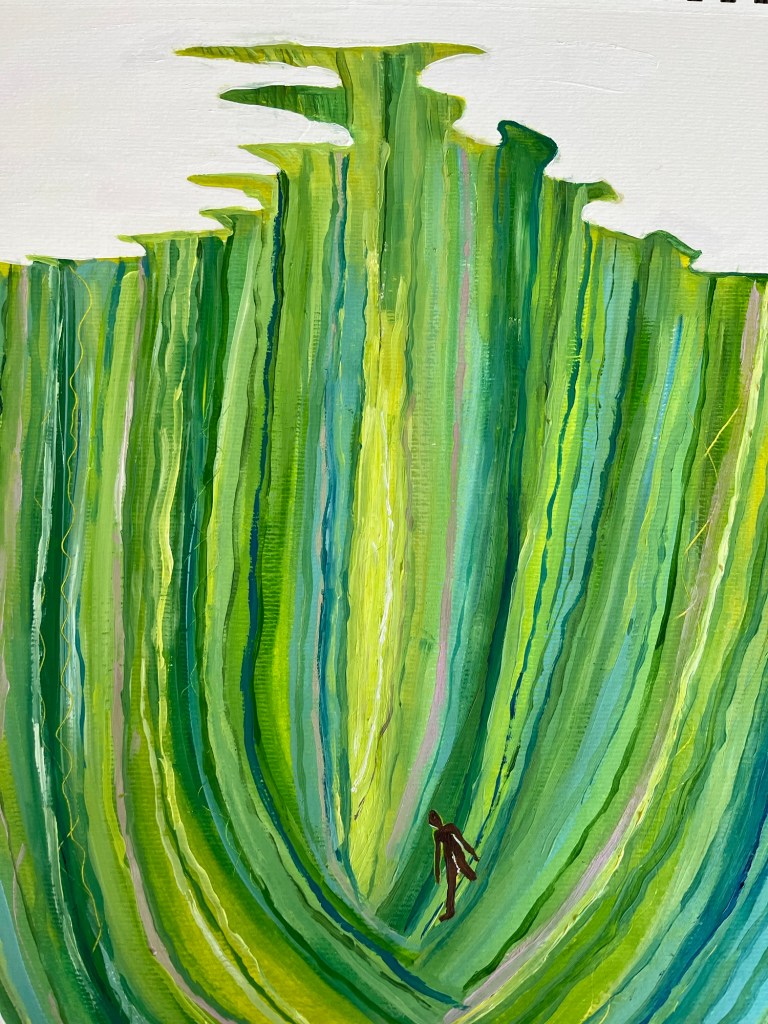 Óleo sobre papel de 300g.